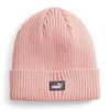 Kép 1/4 - Puma uniszex Classic Cuff téli kötött sapka, future pink-sötétszürke-fehér, S23