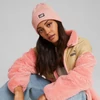 Kép 3/4 - Puma uniszex Classic Cuff téli kötött sapka, future pink-sötétszürke-fehér, S23