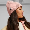 Kép 4/4 - Puma uniszex Classic Cuff téli kötött sapka, future pink-sötétszürke-fehér, S23