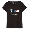 Kép 1/7 - Puma BMW M Motorsport ESS Logo női póló, fekete-fehér, S23