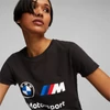 Kép 5/7 - Puma BMW M Motorsport ESS Logo női póló, fekete-fehér, S23
