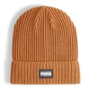 Kép 1/2 - Puma uniszex Ribbed Classic Cuff téli kötött sapka, caramel latte-fehér, S24