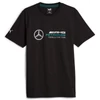 Kép 1/7 - Puma Mercedes AMG Petronas ESS Logo férfi póló, fekete-fehér-zöldeskék, S23