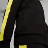 Kép 6/7 - Puma Ferrari Race Iconic T7 férfi cipzáros pulóver, fekete-sárga, S24