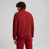 Kép 6/7 - Puma Ferrari Race Iconic T7 férfi cipzáros pulóver, intense piros-sárga, S24