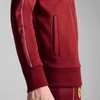 Kép 7/7 - Puma Ferrari Race Iconic T7 férfi cipzáros pulóver, intense piros-sárga, S24