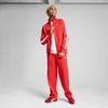 Kép 5/7 - Puma T7 Always On férfi cipzáros pulóver, piros-fehér, S25