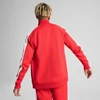 Kép 6/7 - Puma T7 Always On férfi cipzáros pulóver, piros-fehér, S25