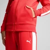 Kép 7/7 - Puma T7 Always On férfi cipzáros pulóver, piros-fehér, S25