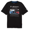 Kép 1/5 - Puma BMW M Motorsport BOLD Graphic M4GT4 EVO férfi póló, fekete-fehér-kék-piros, S25