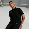 Kép 3/6 - Puma teamGOAL Casuals férfi pólóing, fekete-fehér, S25