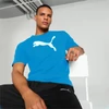 Kép 3/3 - Puma teamRISE logo férfi póló, speed kék-fehér, S25
