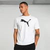 Kép 3/6 - Puma teamRISE logo férfi póló, fehér-fekete, S25