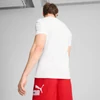 Kép 4/5 - Puma ESS logo LAB Summer férfi póló, fehér-piros-fekete, S25