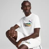 Kép 3/5 - Puma LOVE UNITED férfi póló, fehér-színes logó, S25