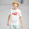 Kép 3/5 - Puma ESS logo LAB Summer junior gyerek póló, fehér-piros-fekete, S25