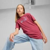 Kép 3/5 - Puma NATURE 2.0 junior gyerek póló, magenta szőlő-türkiz, S25