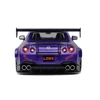 Kép 6/10 - Nissan Skyline GT-R (R35) W/Liberty Walk body kit 2.0 lila 2022 modell autó 1:18