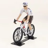 Kép 3/7 - TDF Courreur Ag2r-Citroen"TDF 2023" piros/fehér/barna modell kerékpár 1:18