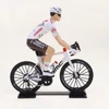 Kép 5/7 - TDF Courreur Ag2r-Citroen"TDF 2023" piros/fehér/barna modell kerékpár 1:18