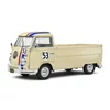Kép 1/8 - Volkswagen T1 Pickup "Racer # 53" bézs 1950 modell autó 1:18