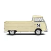 Kép 5/8 - Volkswagen T1 Pickup "Racer # 53" bézs 1950 modell autó 1:18