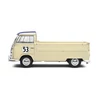 Kép 6/8 - Volkswagen T1 Pickup "Racer # 53" bézs 1950 modell autó 1:18