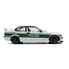 Kép 5/8 - Bmw E36 M3 Coupe Solido Works "Drift Polizei" fehér1991 modellautó 1:18