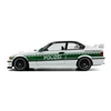 Kép 6/8 - Bmw E36 M3 Coupe Solido Works "Drift Polizei" fehér1991 modellautó 1:18