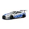 Kép 1/8 - Nissan Skyline GT-R (R35) W/Liberty Walk body kit 2.0 fehér 2024 modellautó 1:18