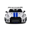 Kép 5/8 - Nissan Skyline GT-R (R35) W/Liberty Walk body kit 2.0 fehér 2024 modellautó 1:18