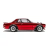 Kép 6/10 - Nissan Skyline C10 Hakosuka piros metál 1970 modellautó 1:18