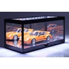 Kép 2/8 - Multi Functional Mirror Back/Mirror base Led Lighted fekete Vitrin (1X) 1:18 / (2X) 1:24