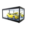 Kép 5/8 - Multi Functional Mirror Back/Mirror base Led Lighted fekete Vitrin (1X) 1:18 / (2X) 1:24