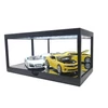 Kép 7/8 - Multi Functional Mirror Back/Mirror base Led Lighted fekete Vitrin (1X) 1:18 / (2X) 1:24