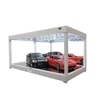 Kép 7/7 - Multi Functional Mirror Back/Mirror base Led Lighted fehér Vitrin (1X) 1:18 / (2X) 1:24