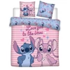 Kép 1/3 - Disney Lilo és Stitch, A csillagkutya Love You dupla, kétszemélyes ágyneműhuzat 240×220cm, 65x65 cm