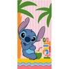 Kép 1/3 - Disney Lilo és Stitch, A csillagkutya Summer Relax fürdőlepedő, strand törölköző 70x140cm (Fast Dry)