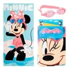 Kép 1/5 - Disney Minnie Swimming törölköző és úszószemüveg szett