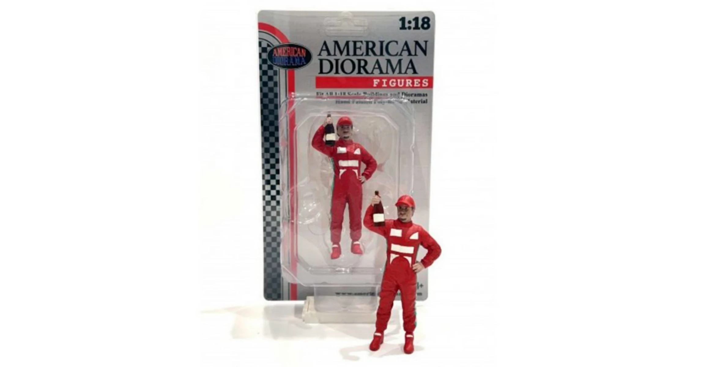 Race Legends Series 2000's # (Driver B) figura modell 1:18 - Modell figura