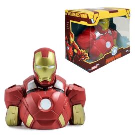 IRON MAN  Vasember DELUXE BUST BANK mellszobor persely 18 cm