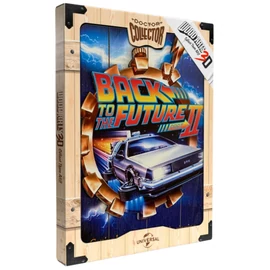 Back to the Future Part II Flying Delorean WOODART 3D faplakát