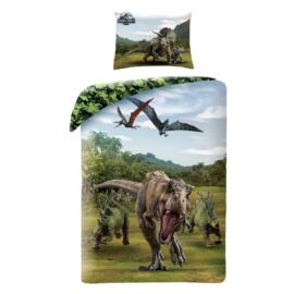 Jurassic World 'the island' ágyneműhuzat szett 140 x 200 + 70 x 90 cm