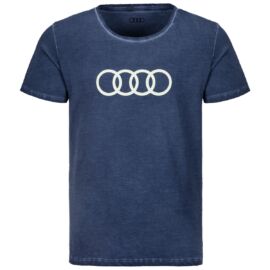 Audi férfi póló, ringe 2020, kék