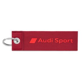 Audi sport szövet kulcstartó, piros