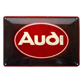 Audi dombornyomott fémplakát 30 x 20 cm "22326"
