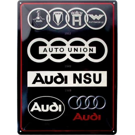 Audi dombornyomott fémplakát 30 x 40 "23306"