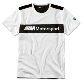 Bmw Motorsport férfi póló fehér-fekete