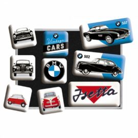 Bmw mágnes-szett "Vintage Cars" 9 x 7 cm