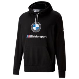 Puma BMW M Motorsport Essentials férfi kapucnis pulóver, fekete